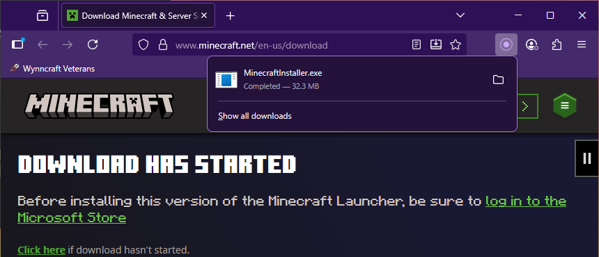 The Minecraft Installer