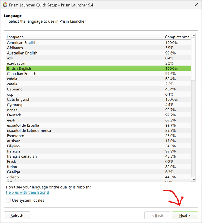 The prism languages page